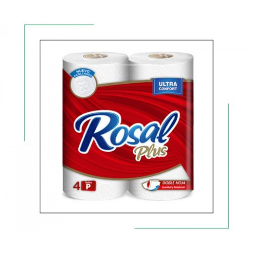 PAPEL HIGIÉNICO ROSAL PLUS (BULTO)