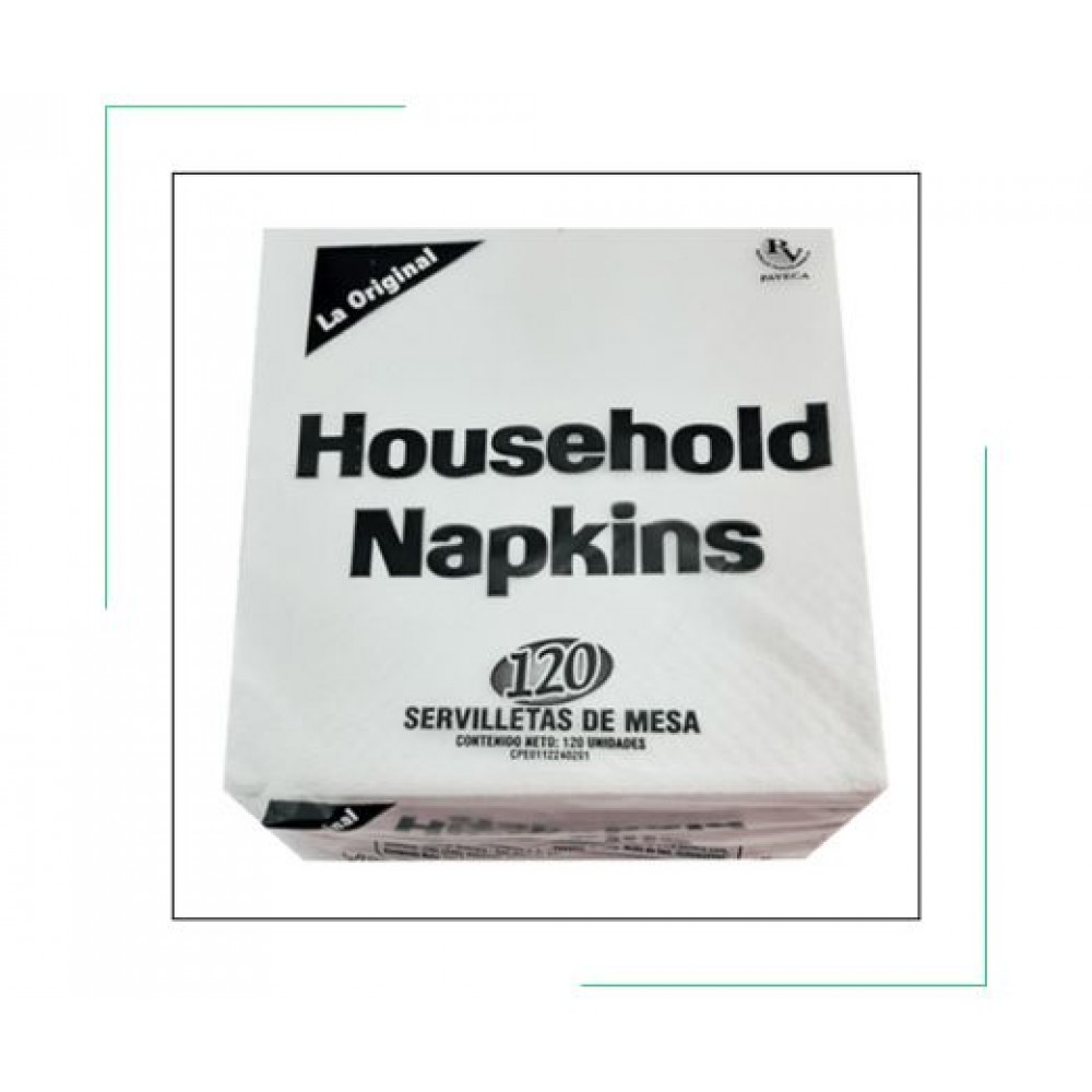 SERVILLETAS HOUSEHOLD NAPKINS (BULTO)