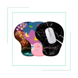 MOUSE PAD ERGONÓMICO PERSONALIZADO (DOCENA)