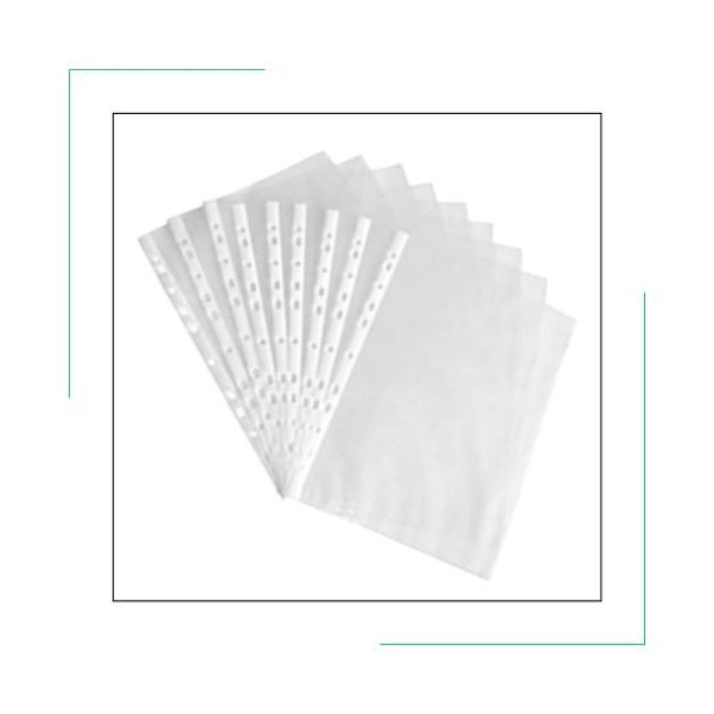HOJAS PROTECTORAS TRANSPARENTES, OFICIO (PACK)