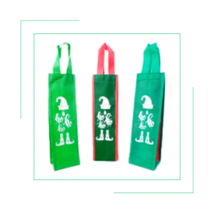 BOLSAS ECOLÓGICAS PERSONALIZADAS PARA BOTELLAS (DOCENA)