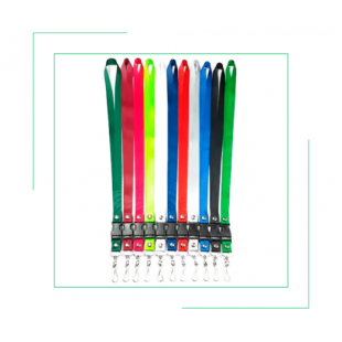 LANYARD O CINTA PORTA CREDENCIAL (DOCENA)